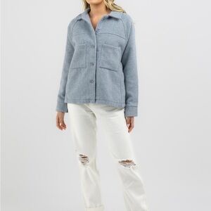 Rhythm Light Blue Utility Jacket